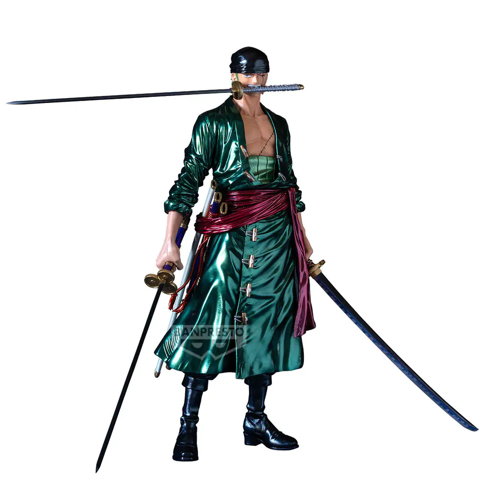 One Piece Roronoa Zoro Premium The Metallic figúrka 30cm produktová fotografia