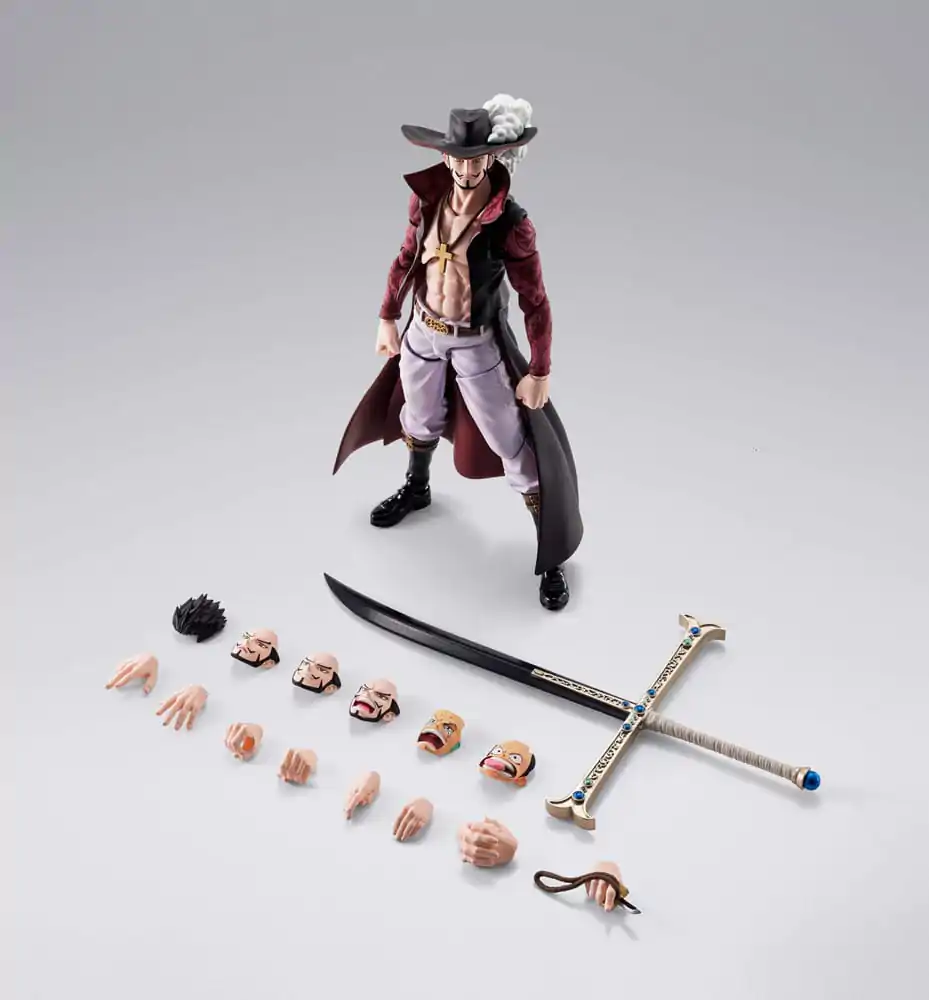 One Piece S.H.Figuarts akčná figúrka Dracule Mihawk Hawkeye 17 cm produktová fotografia