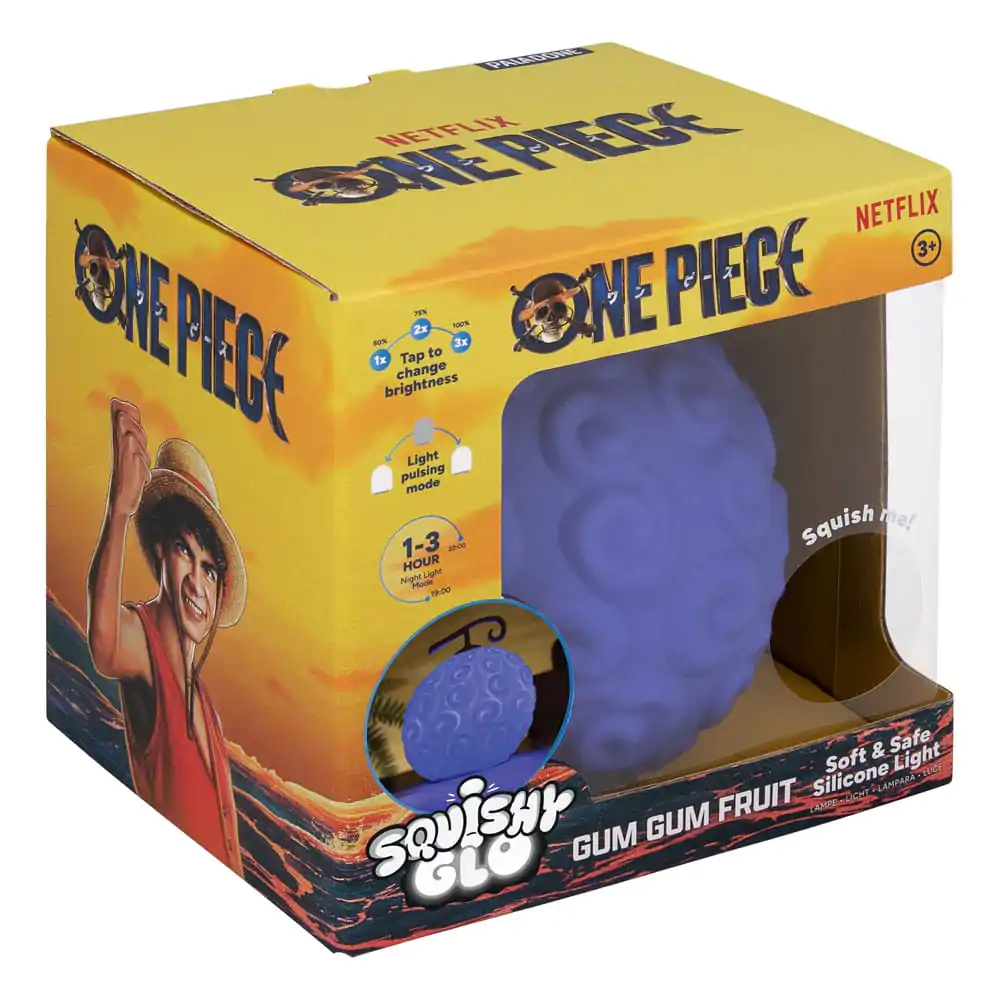 One Piece Squishy Glo Silicon Light Gum Gum Fruit 15 cm Mäkká silikónová lampa Ovocie Gum Gum 15 cm produktová fotografia