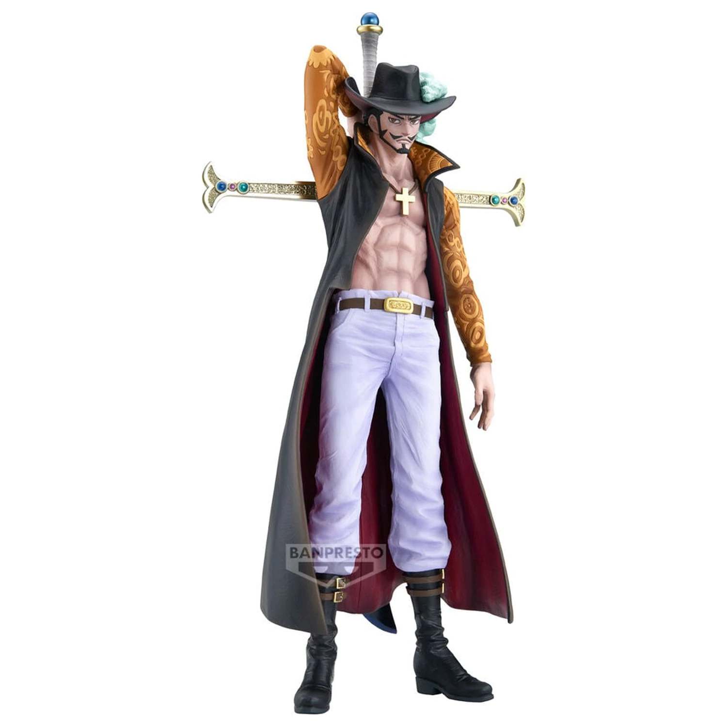 One Piece The Brush Dracule Mihawk figúrka 34 cm produktová fotografia
