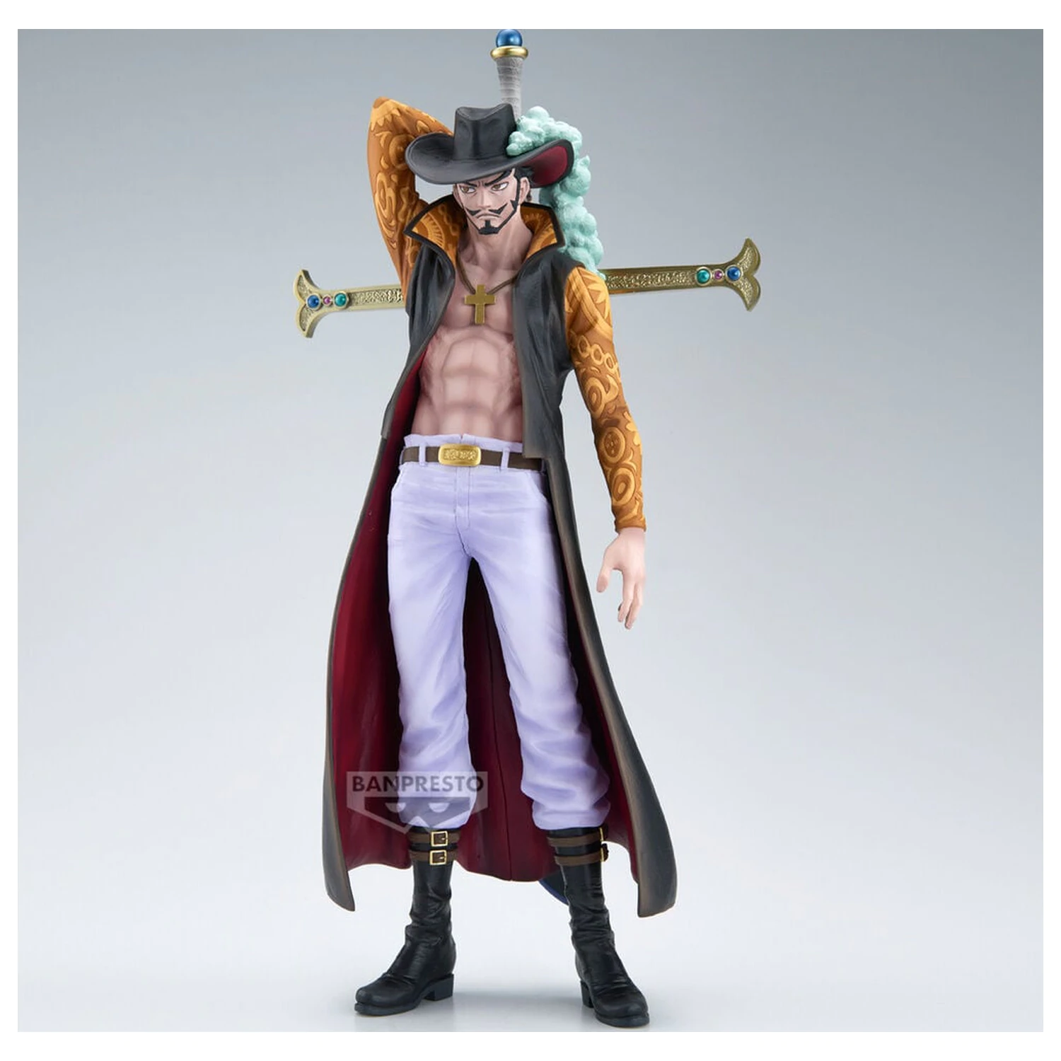 One Piece The Brush Dracule Mihawk figúrka 34 cm produktová fotografia