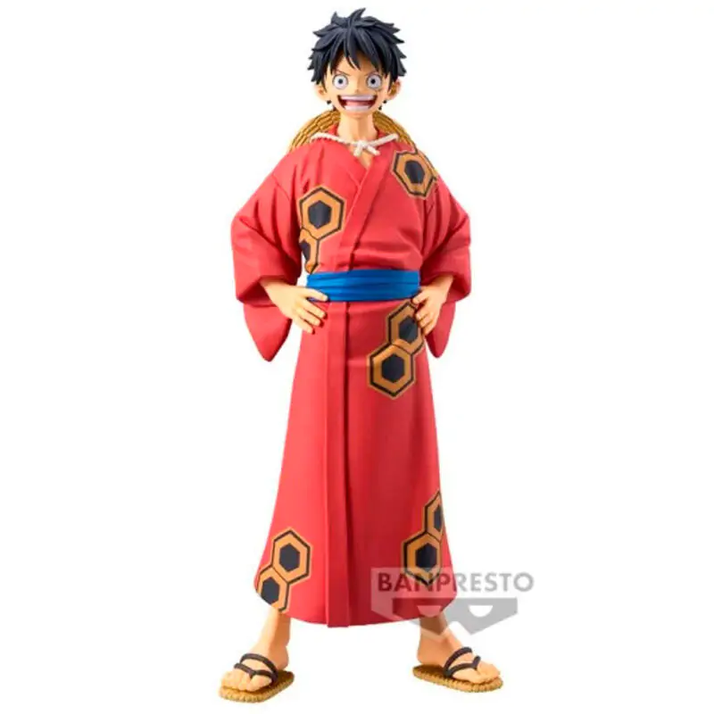 One Piece The Grandline Series Wanokuni Jukata Monkey D Luffy figúrka 16 cm termékfotó