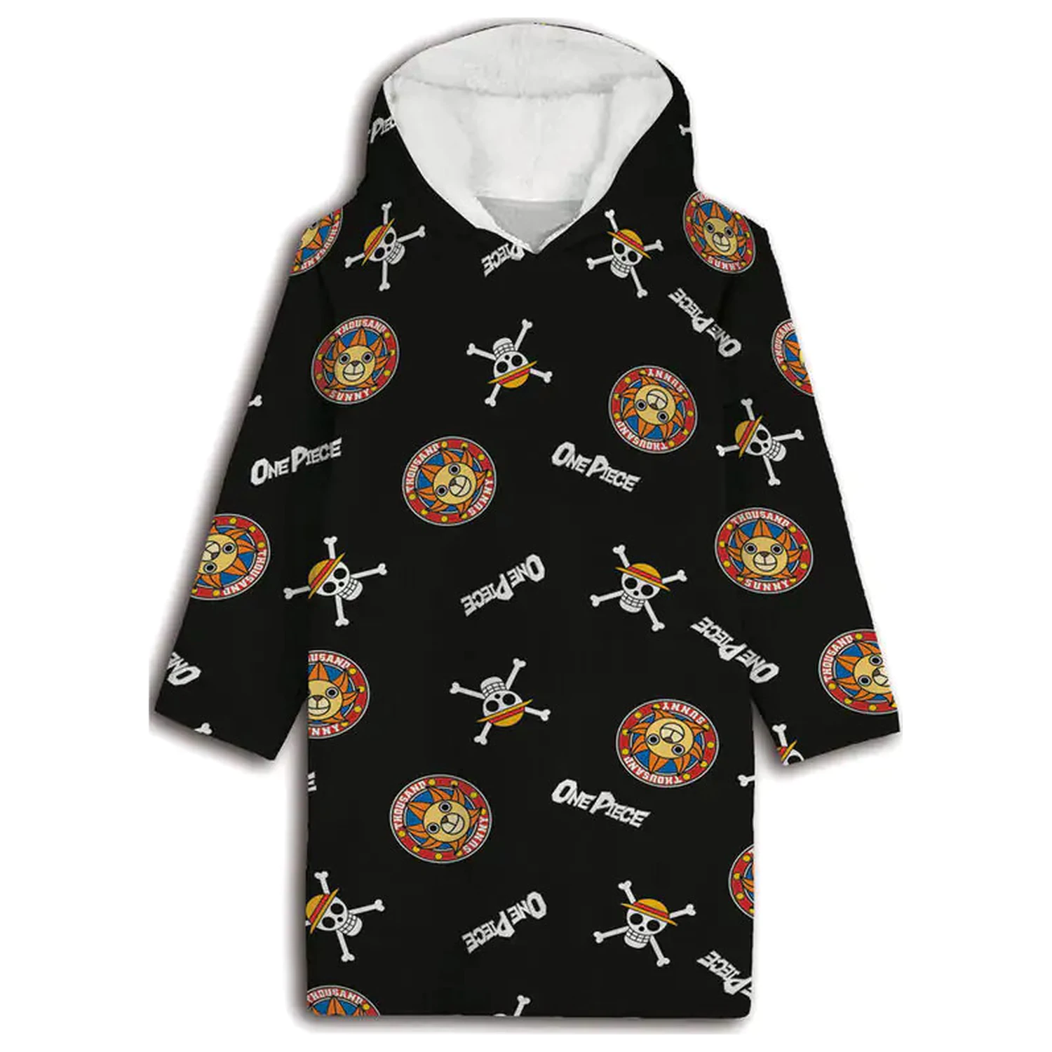 One Piece Thousand Sunny Nositeľná Plyšová Fleecová Deka Pončo 7-14 Rokov produktová fotografia