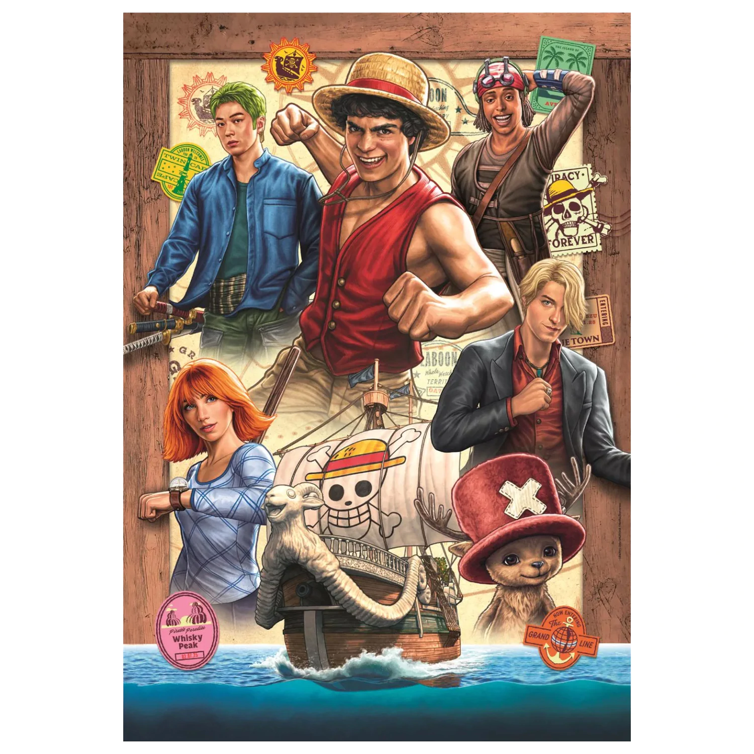 One Piece Treasure Hunt 300-dielne puzzle produktová fotografia