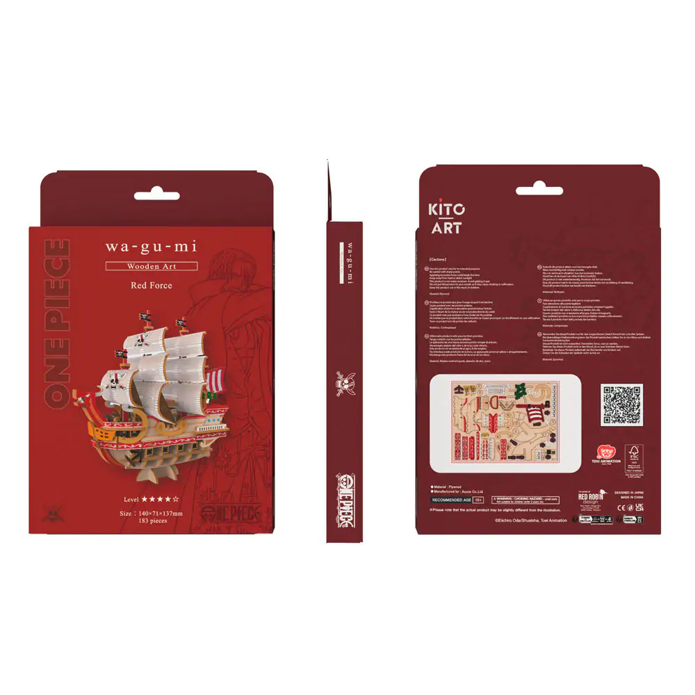 One Piece Wa-Gu-Mi Red Force Zostavovacia sada 183ks produktová fotografia