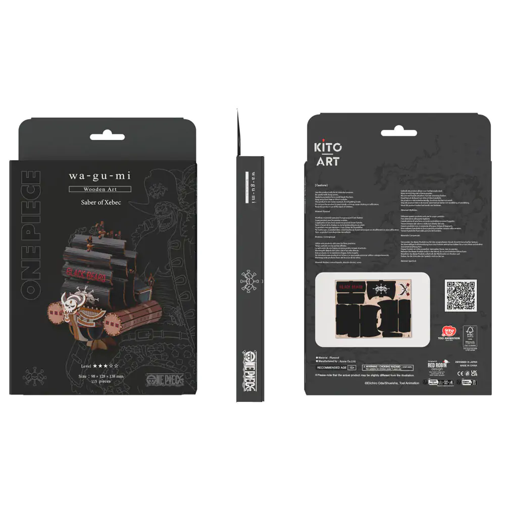 One Piece Wa-Gu-Mi Saber of Xebec Assembly set 115ks produktová fotografia