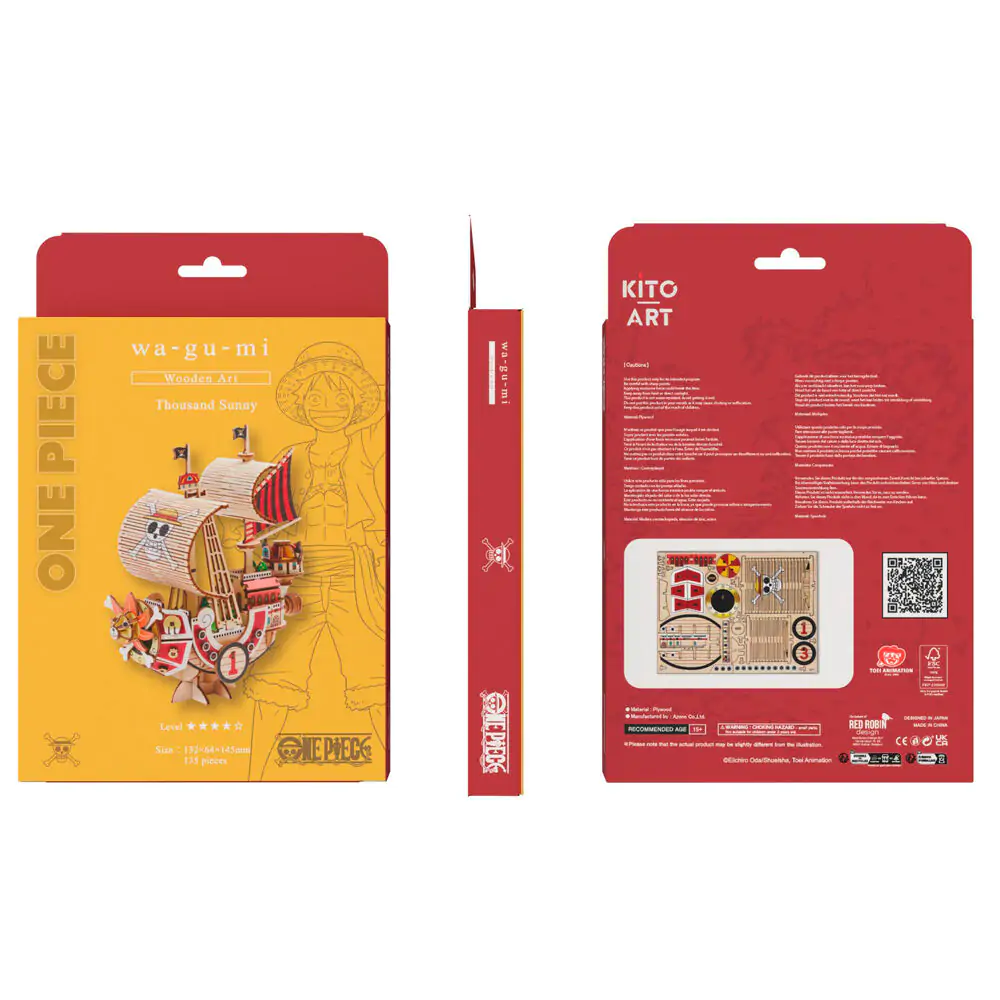 One Piece Wa-Gu-Mi Thousand Sunny Montážna sada 135ks produktová fotografia