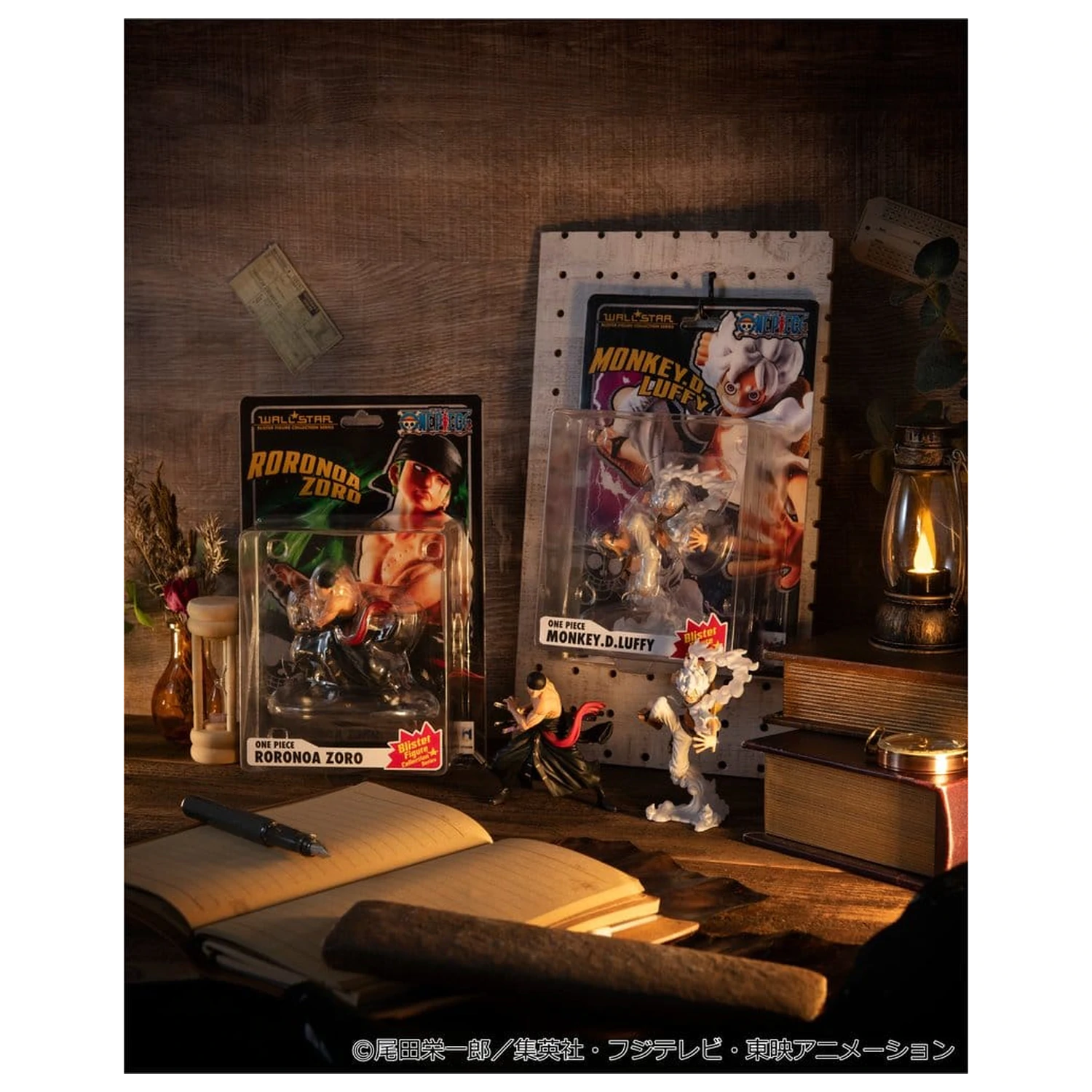 One Piece Wallstar PVC figúrky balenie po 2 ks Monkey D. Luffy Gear Fifth & Roronoa Zoro (s darčekom) 10 cm produktová fotografia