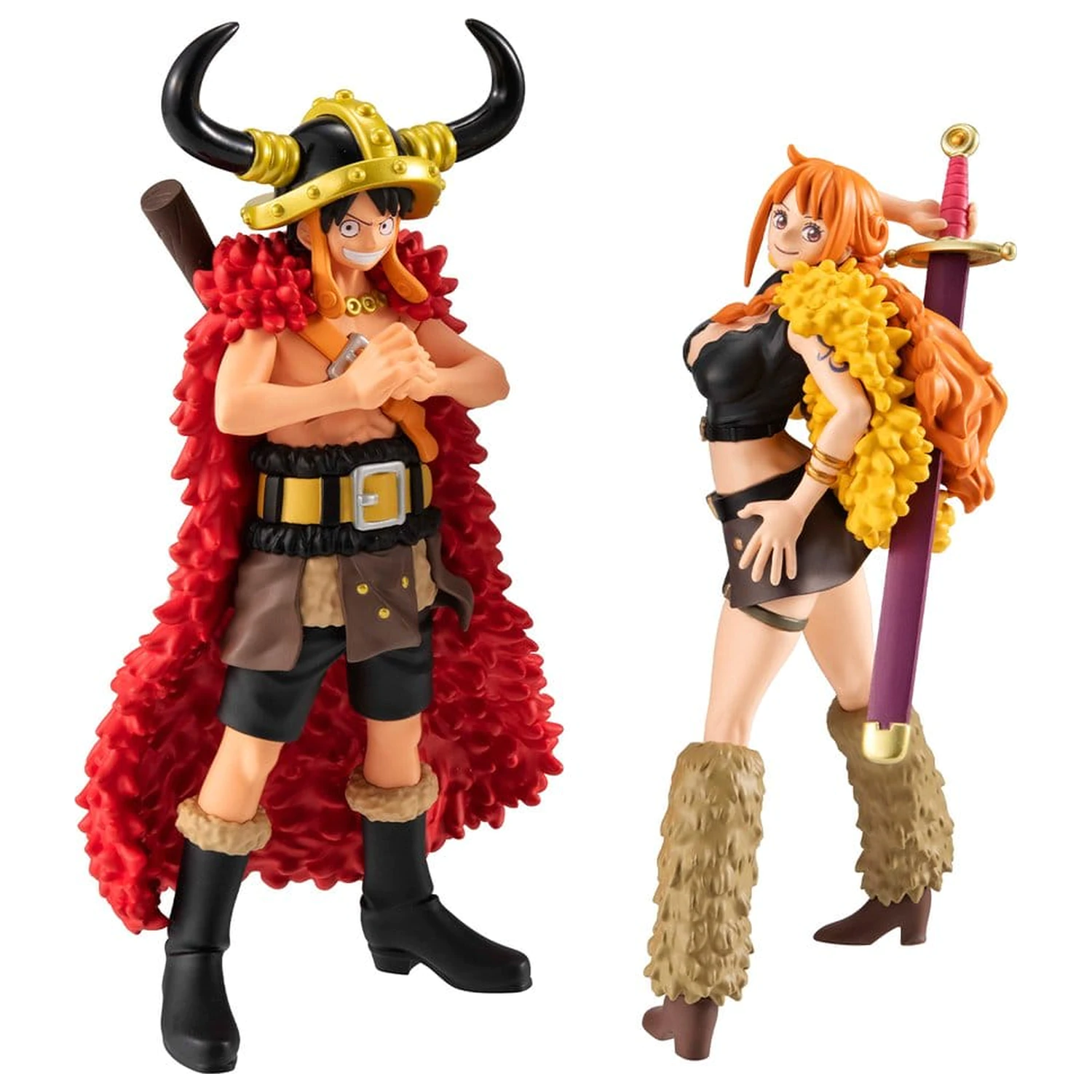 One Piece WALLSTAR PVC figúrky 2-balenie Monkey D. Luffy & Nami Ver. Elbaph 11 cm (s darčekom) produktová fotografia