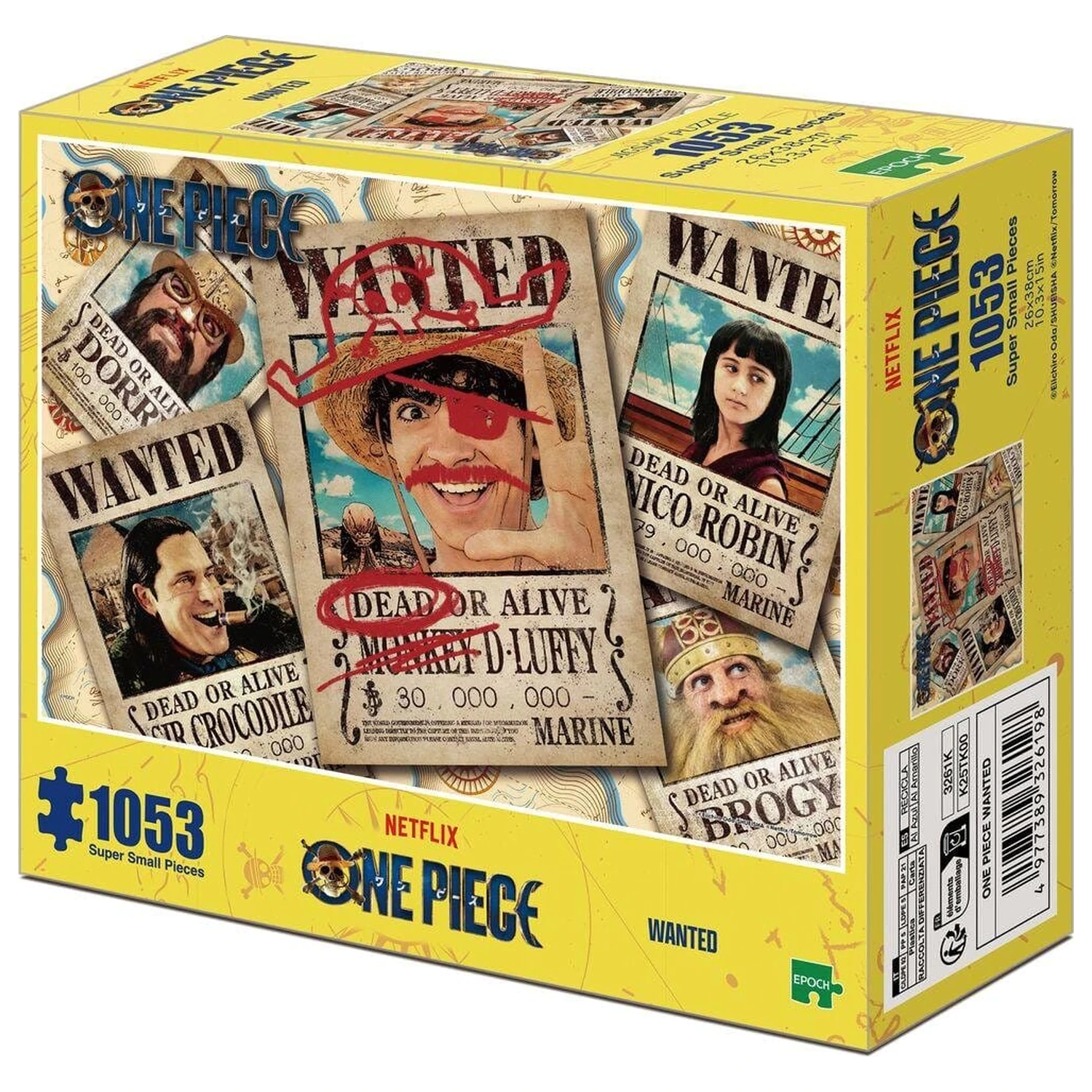 One Piece 1000-dielne puzzle Wanted produktová fotografia