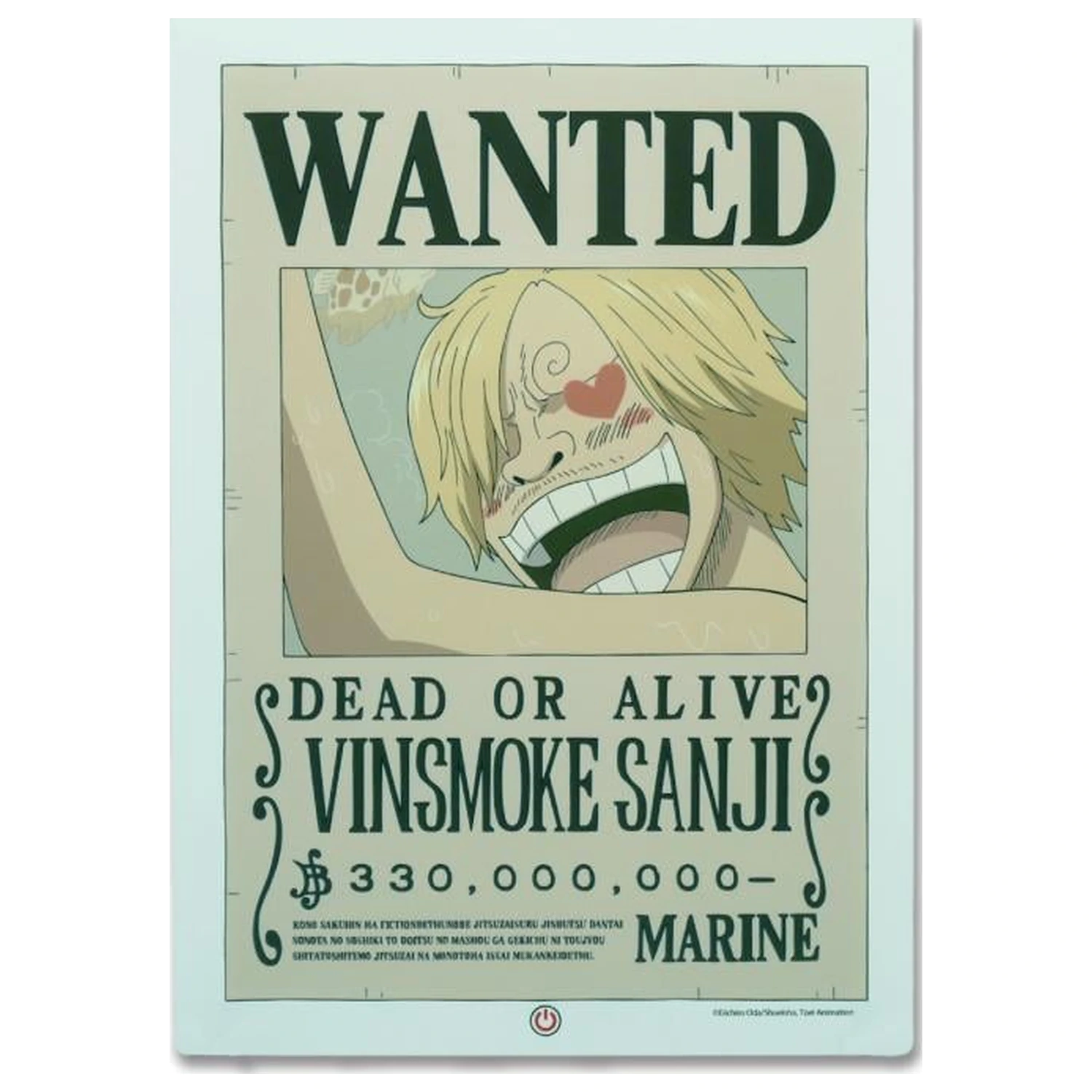 One Piece Wanter Sanji neónová lampa 30 cm produktová fotografia