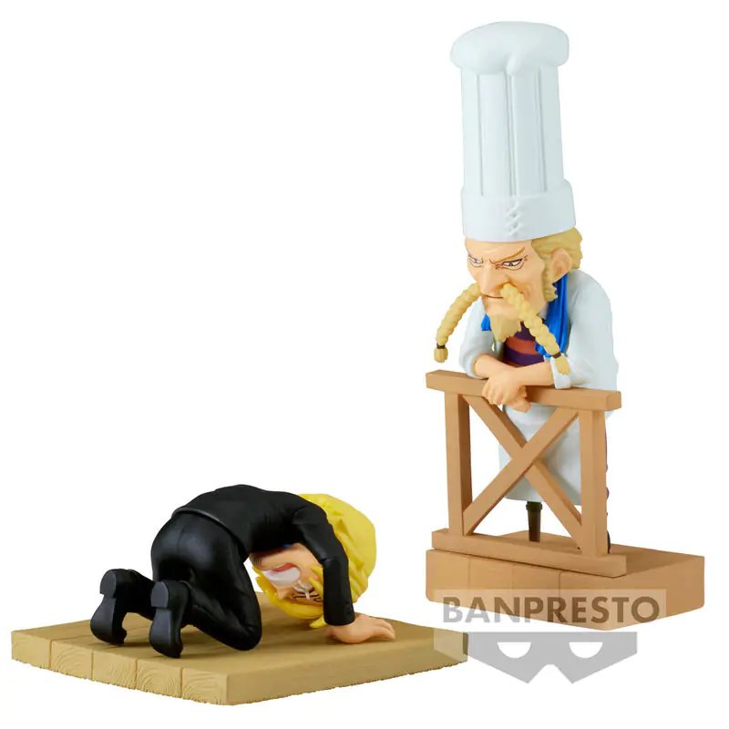 One Piece WCF Log Series Sanji & Zeff 2 zberateľské figúrky 8 cm termékfotó