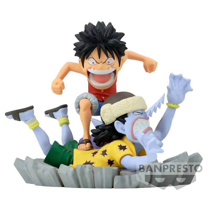 One Piece WCF Log Stories Luffy vs Arlong figúrka 7 cm termékfotó