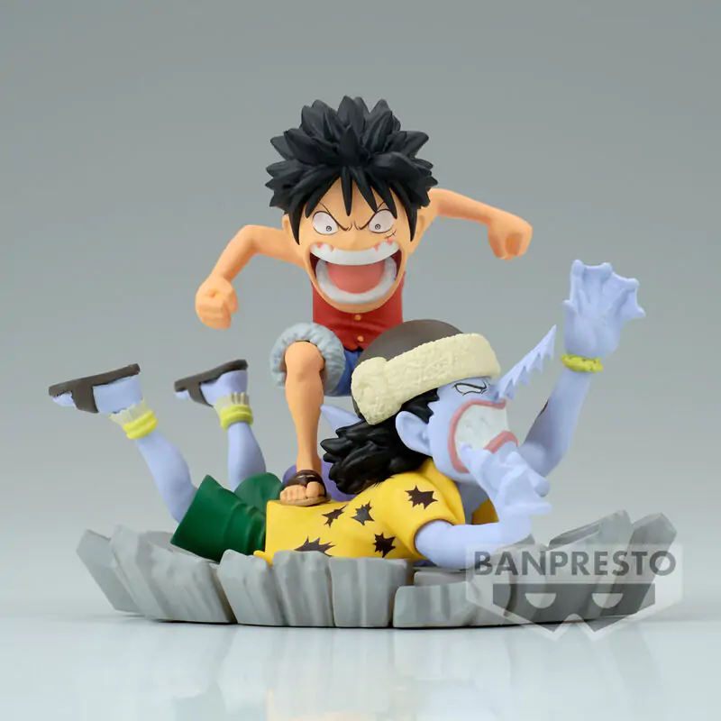 One Piece WCF Log Stories Luffy vs Arlong figúrka 7 cm termékfotó