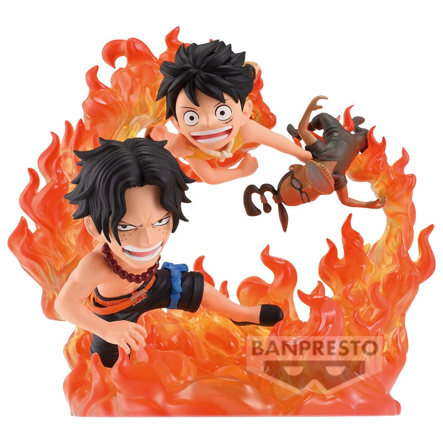 One Piece WCF Log Stories Marineford Portgas D Ace & Monkey D Luffy figúrka 10 cm produktová fotografia