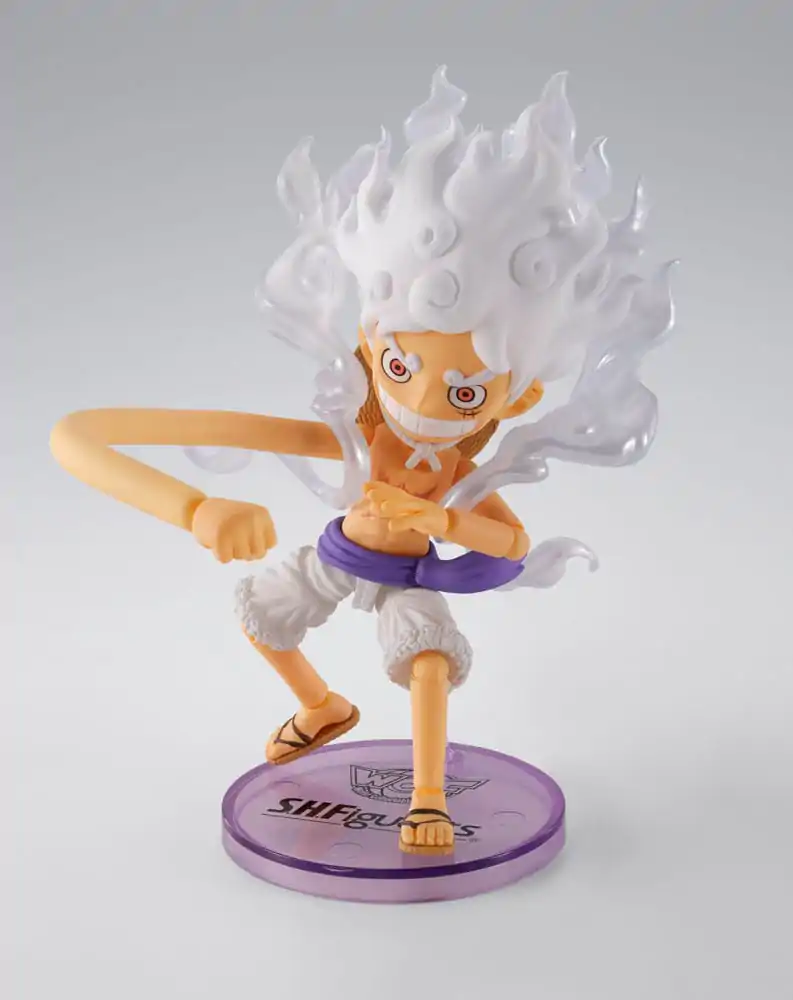 One Piece World Collactable Figures x S.H. Figuarts akčná figúrka Monkey D. Luffy Gear 5 8 cm produktová fotografia