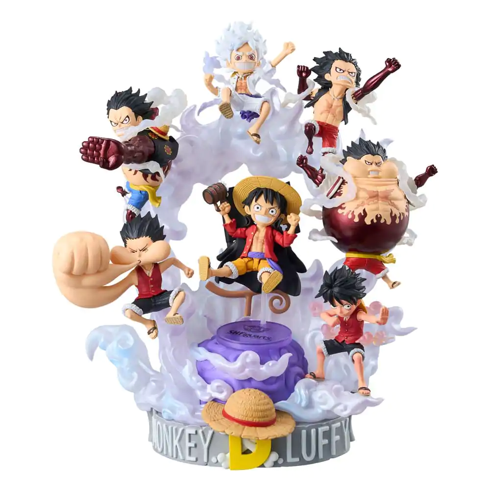 One Piece World Collactable Figures x S.H. Figuarts akčná figúrka Monkey D. Luffy 8 cm termékfotó