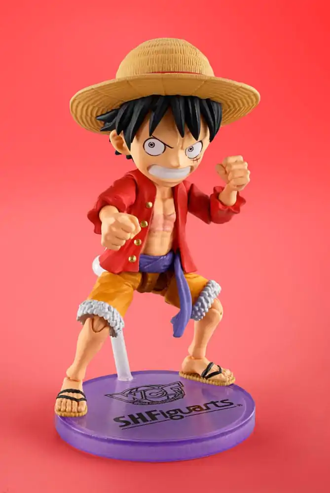 One Piece World Collactable Figures x S.H. Figuarts akčná figúrka Monkey D. Luffy 8 cm termékfotó