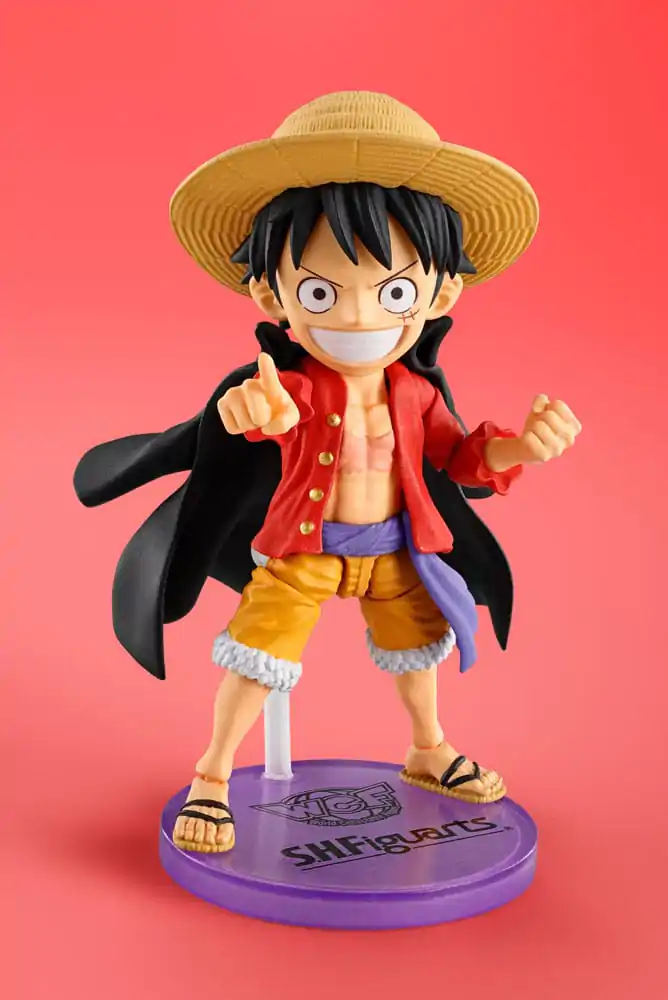 One Piece World Collactable Figures x S.H. Figuarts akčná figúrka Monkey D. Luffy 8 cm termékfotó