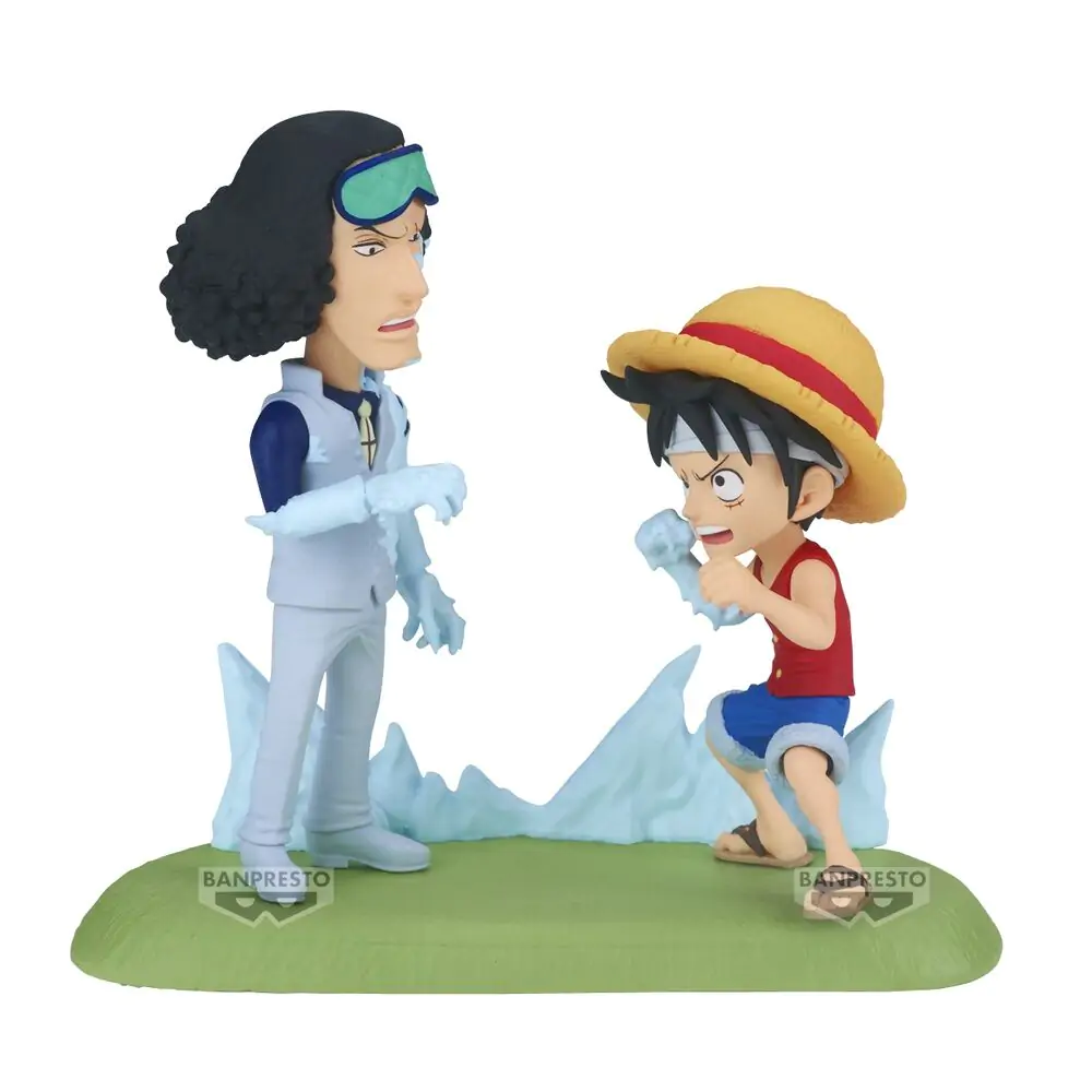 One Piece World Collectable Figure Log Stories Monkey D. Luffy vs Kuzan 9cm termékfotó