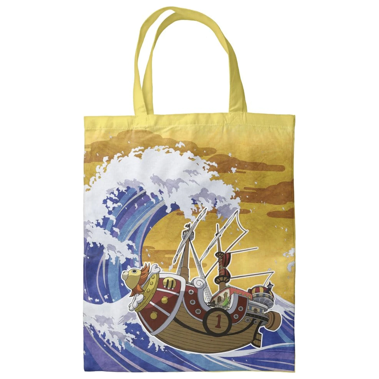 One Piece plátenná taška žltá 40 x 35 cm produktová fotografia