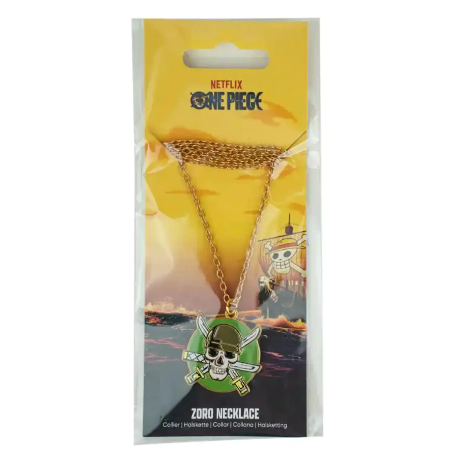 Náhrdelník One Piece s príveskom Zoro produktová fotografia