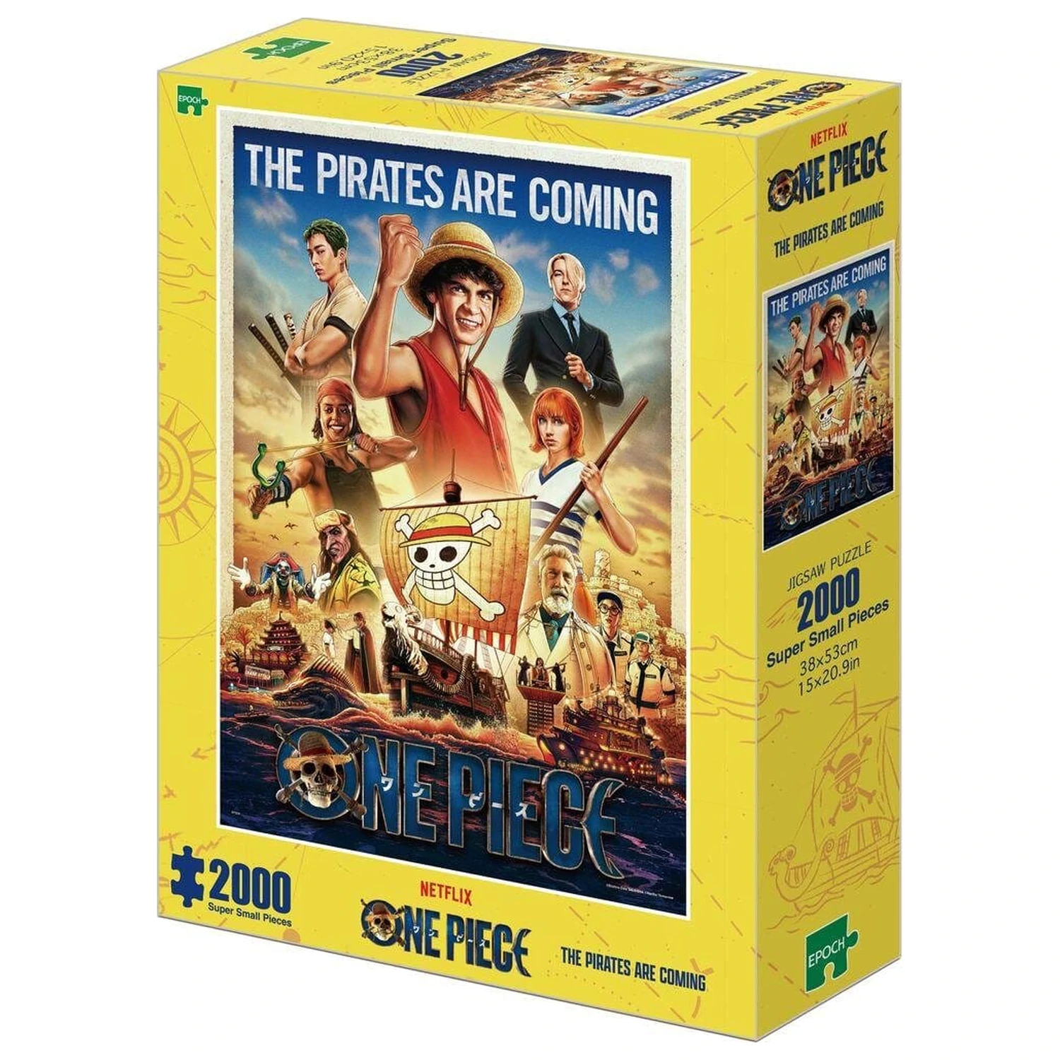 One Piece 2000-dielne puzzle The Pirates Are Coming produktová fotografia