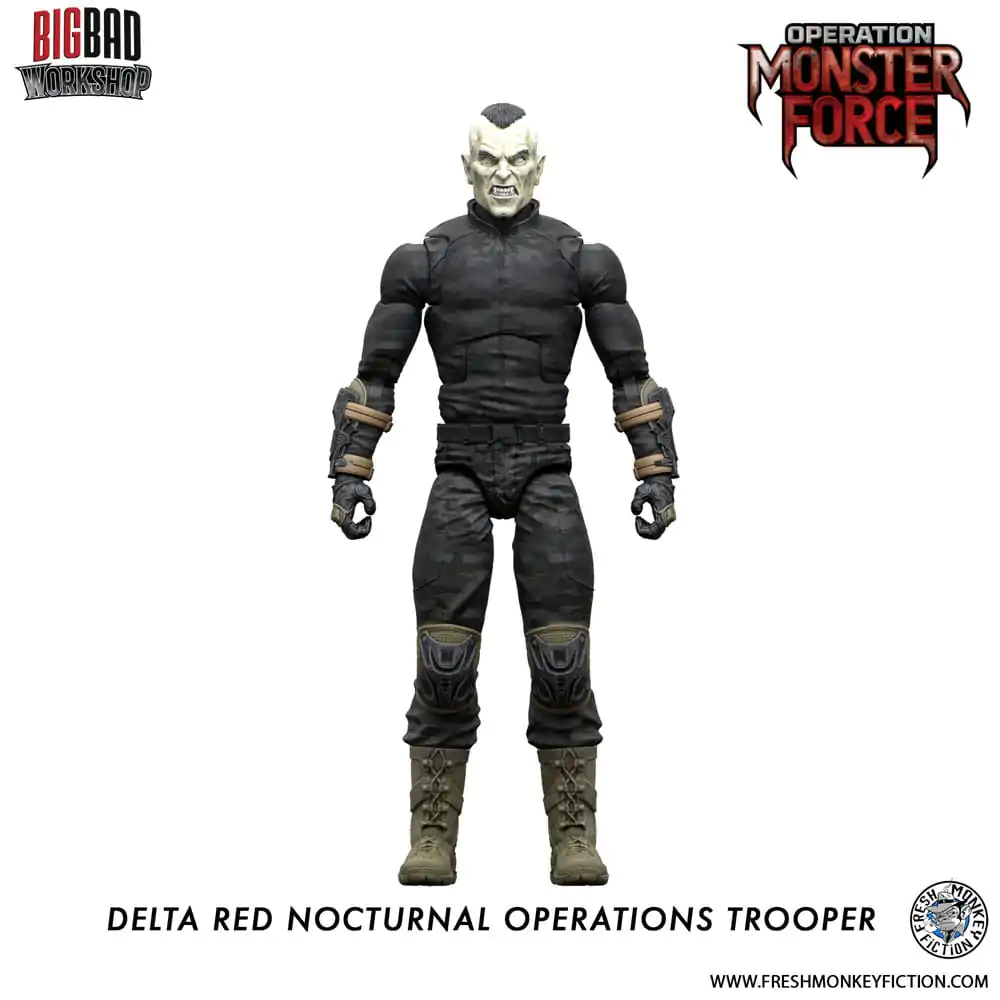 Operation: Monster Force Akčná figúrka 1/12 Delta Red Nocturnal Operations Trooper 15 cm produktová fotografia