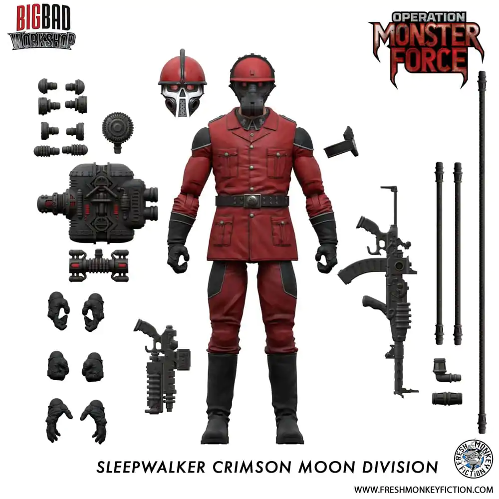 Akčná figúrka Operation: Monster Force 1/12 Sleepwalker Crimson Moon Division 15 cm produktová fotografia