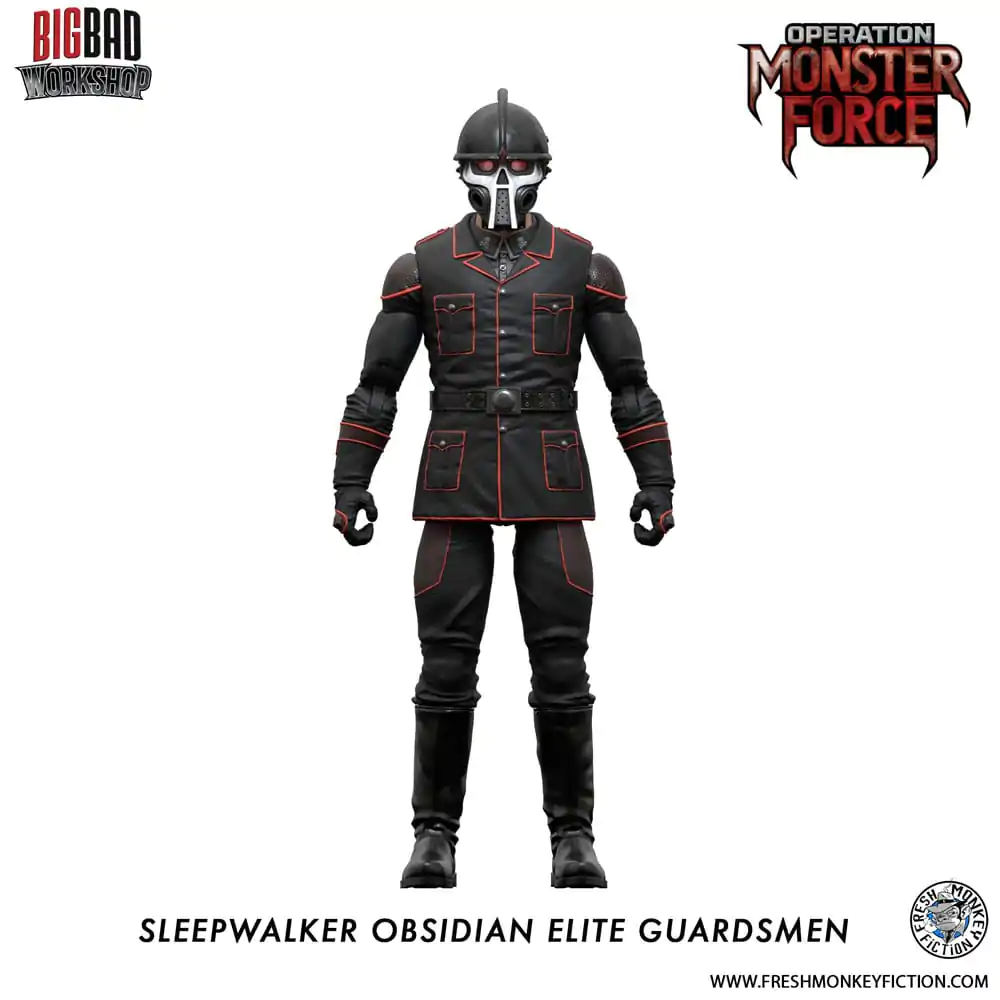 Operation: Monster Force Akčná figúrka 1/12 Sleepwalker Obsidian Elite Guardsmen 15 cm produktová fotografia