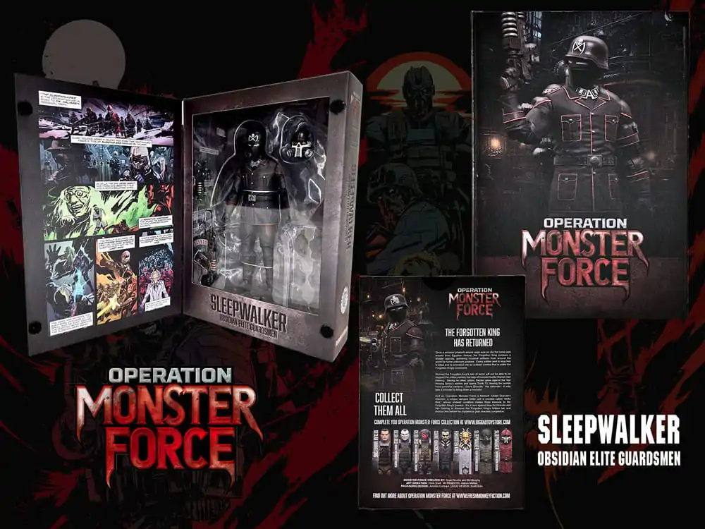 Operation: Monster Force Akčná figúrka 1/12 Sleepwalker Obsidian Elite Guardsmen 15 cm produktová fotografia