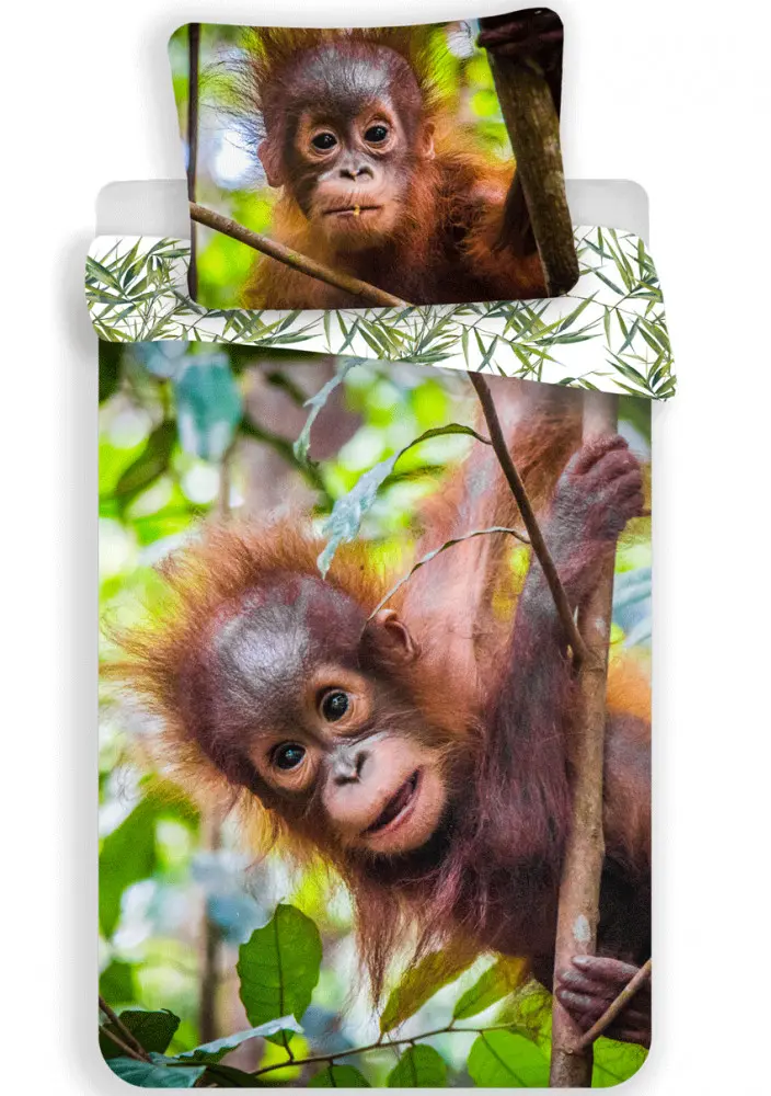 Orangutan obliečka na paplón 140x200cm, 70x90cm produktová fotografia