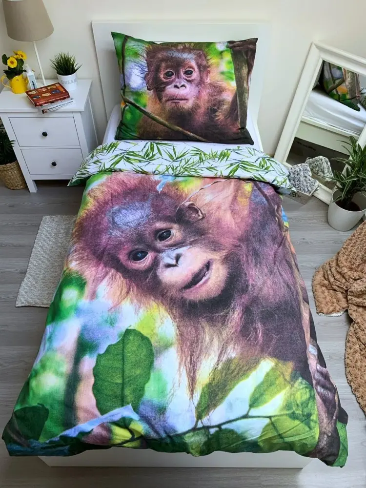 Orangutan obliečka na paplón 140x200cm, 70x90cm produktová fotografia