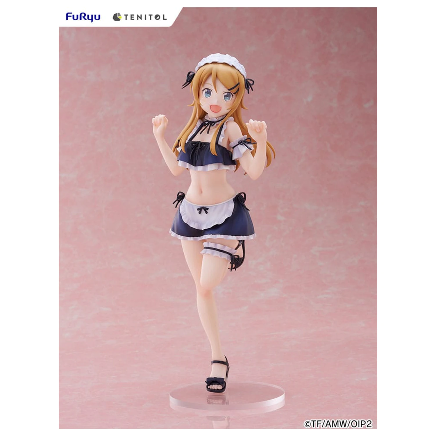 Ore no Imouto ga Konna ni Kawaii Wake ga Nai. Tenitol Tall PVC Socha Kousaka Kirino swimsuits maid Ver. 30 cm produktová fotografia
