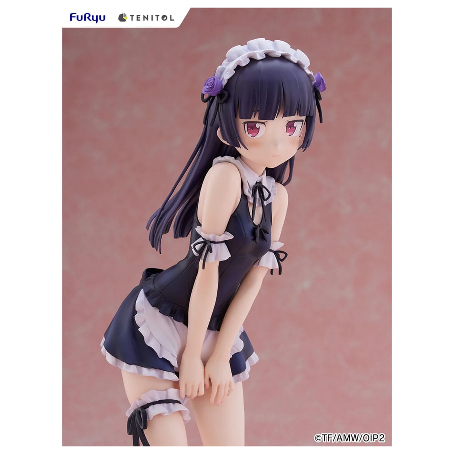 Ore no Imouto ga Konna ni Kawaii Wake ga Nai. Tenitol Tall PVC Socha Kuroneko swimsuits maid Ver. 27 cm produktová fotografia