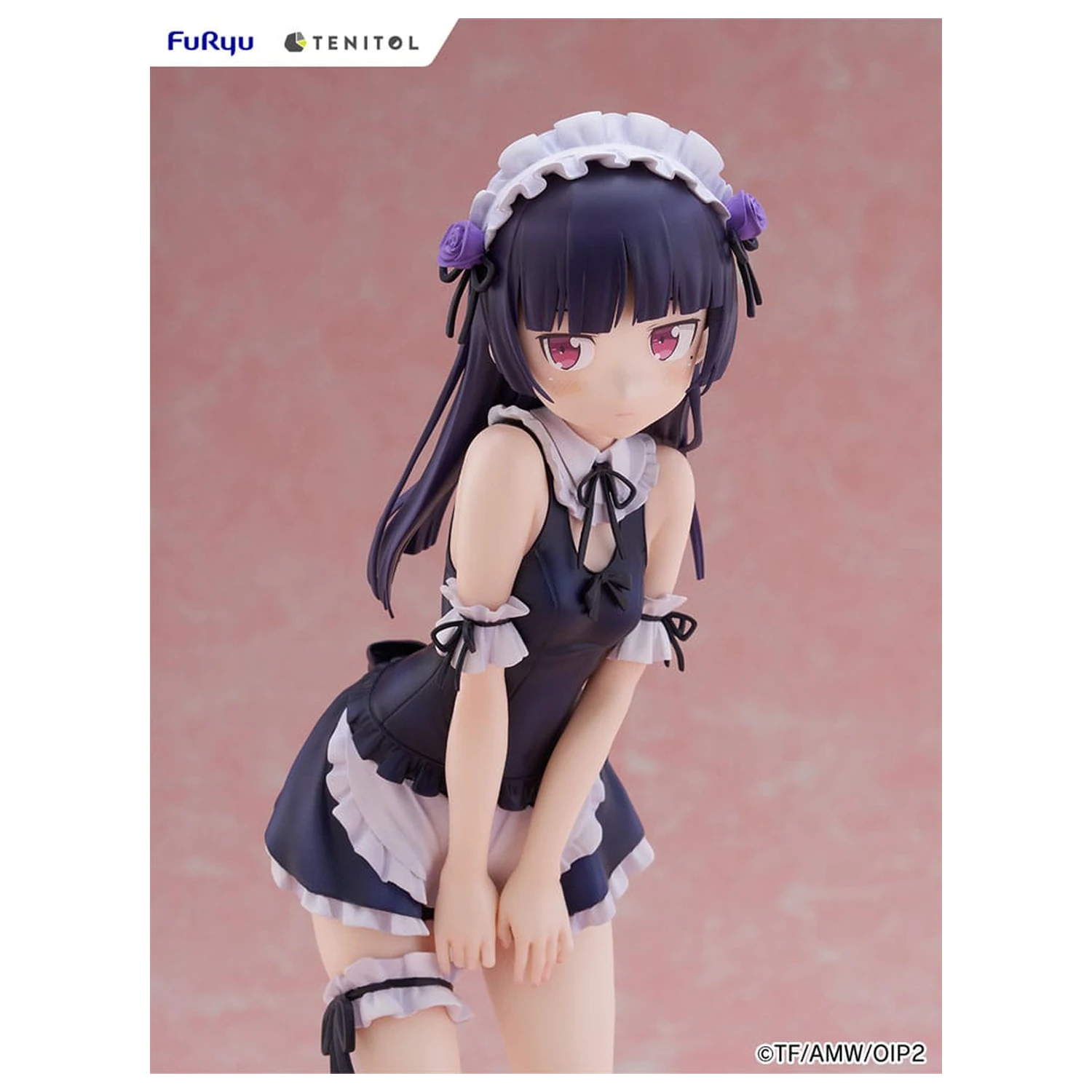 Ore no Imouto ga Konna ni Kawaii Wake ga Nai. Tenitol Tall PVC Socha Kuroneko swimsuits maid Ver. 27 cm produktová fotografia