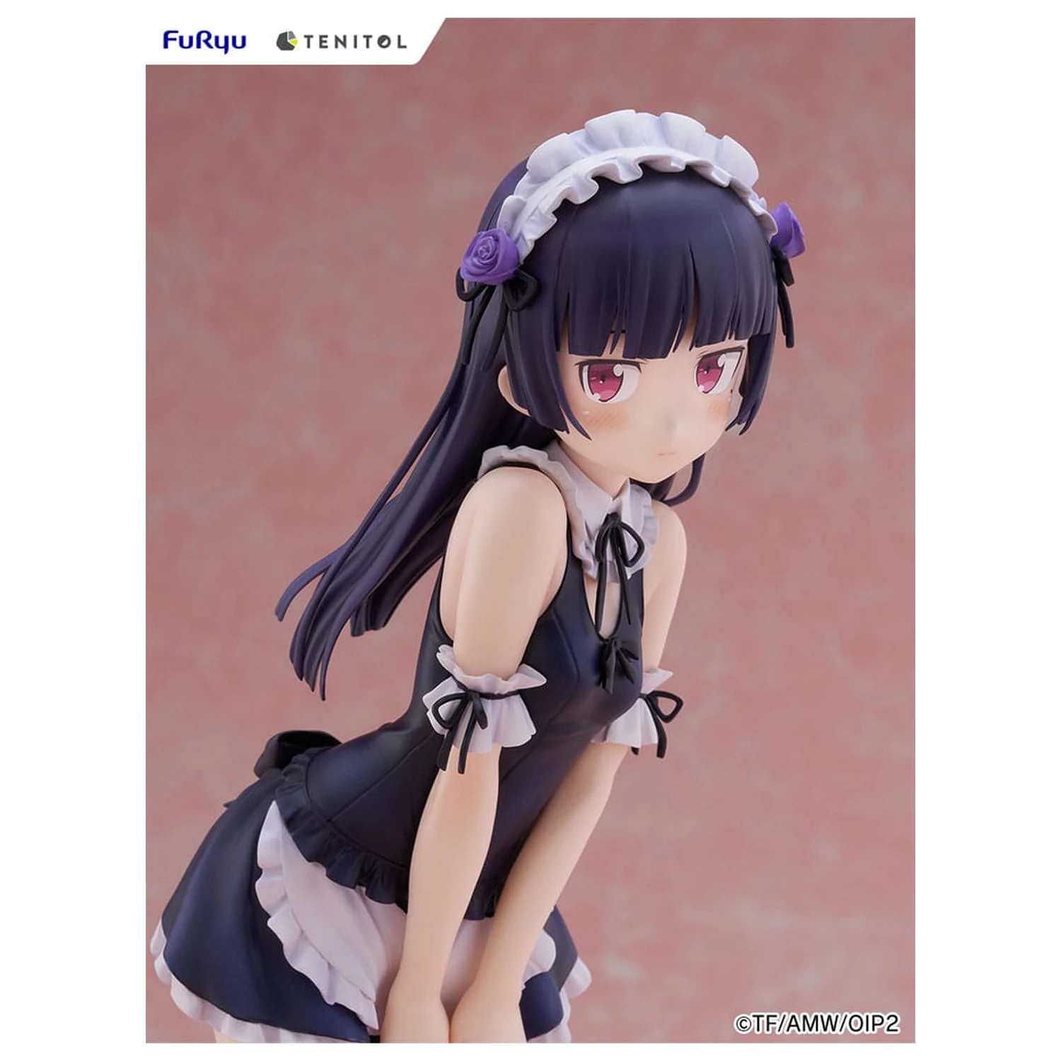 Ore no Imouto ga Konna ni Kawaii Wake ga Nai. Tenitol Tall PVC Socha Kuroneko swimsuits maid Ver. 27 cm produktová fotografia