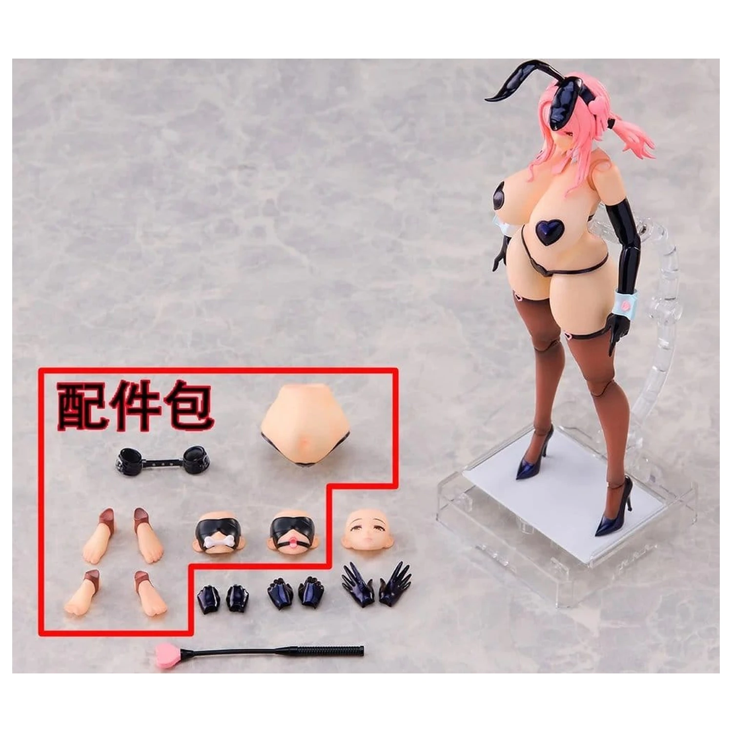 Original Character Action Figure 1/12 Reverse Bunny Girl Nicole Optional Part Set produktová fotografia