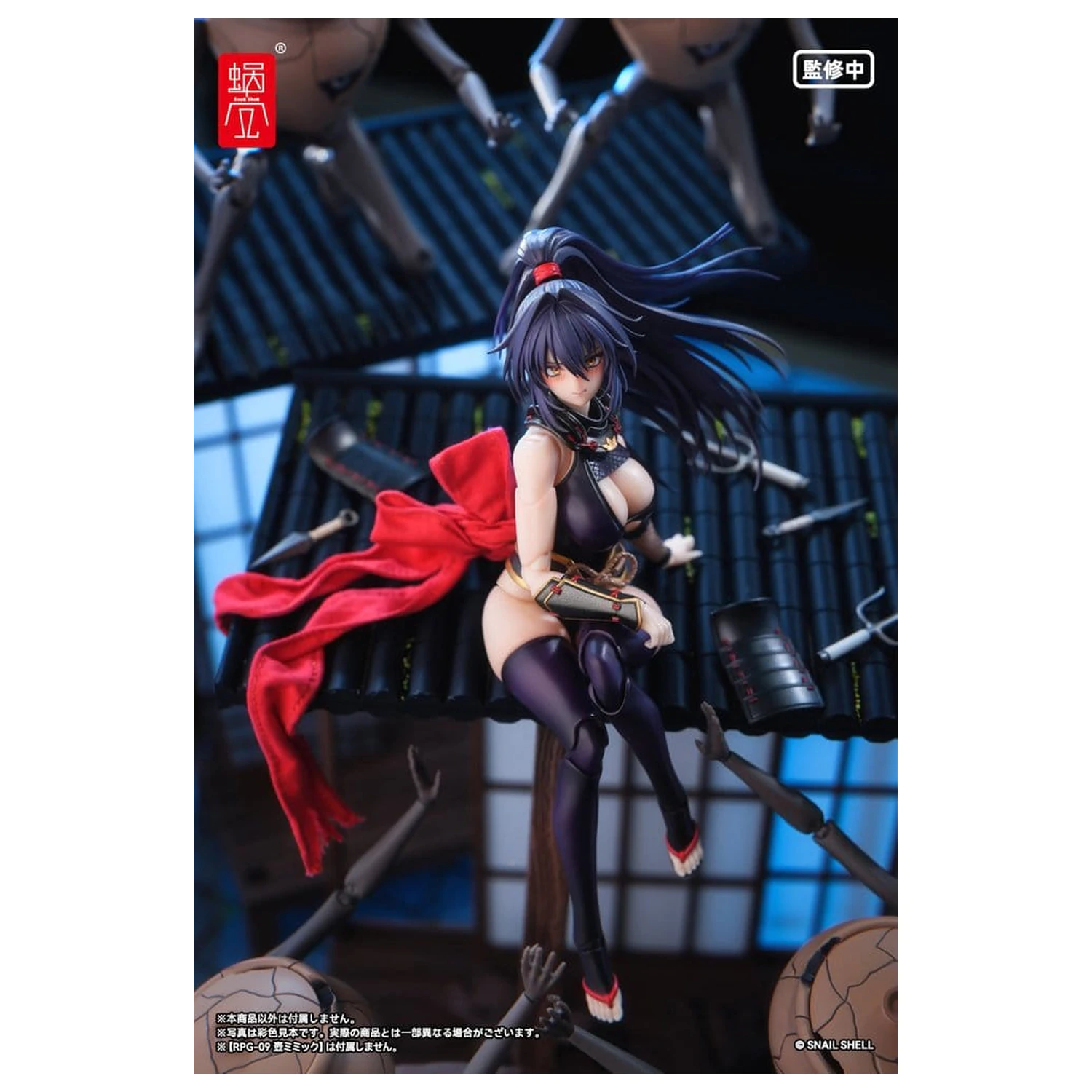 Original Character akčná figúrka 1/12 RPGEX-10 Kunoichi Reppuu 16 cm produktová fotografia