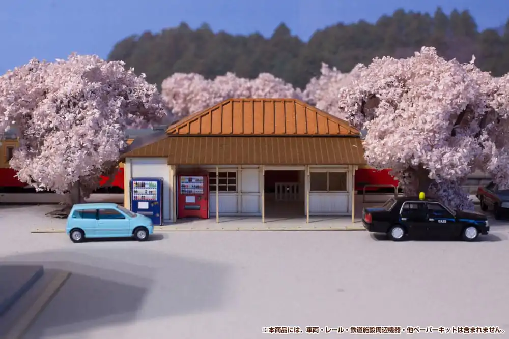 Original Character 1/150 Architektúra Papierový Model Kit Stanica (Kominato Railway) 3 cm produktová fotografia