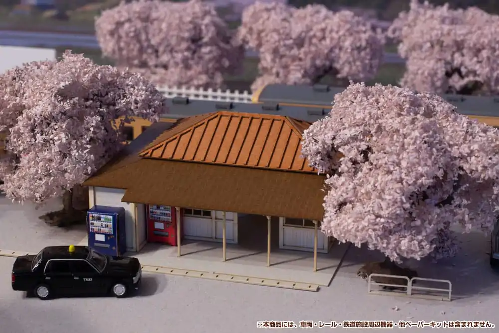 Original Character 1/150 Architektúra Papierový Model Kit Stanica (Kominato Railway) 3 cm produktová fotografia