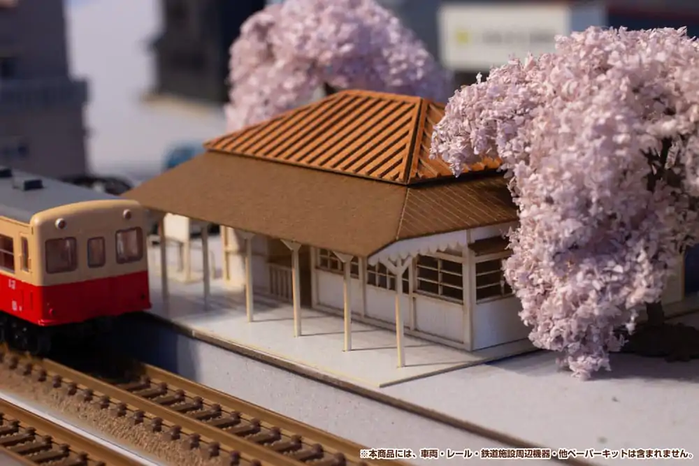 Original Character 1/150 Architektúra Papierový Model Kit Stanica (Kominato Railway) 3 cm produktová fotografia