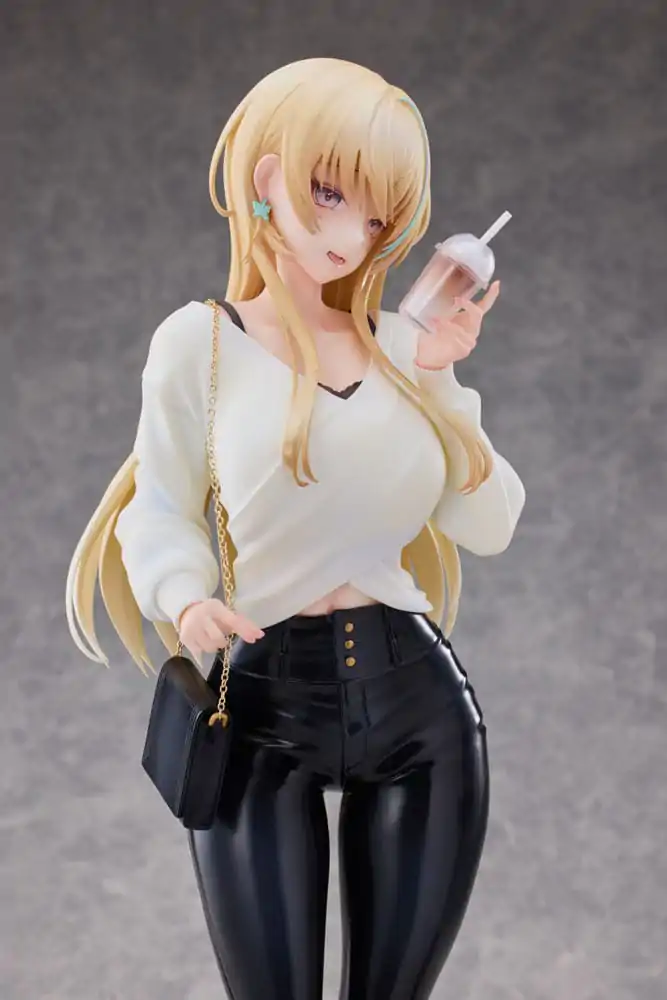 Original Character Socha 1/4 Aoi Koigakubo Illustrated by Fujiko Leather Pants Deluxe Edition 42 cm produktová fotografia