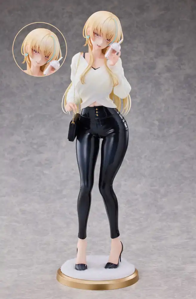 Original Character Socha 1/4 Aoi Koigakubo Illustrated by Fujiko Leather Pants Deluxe Edition 42 cm produktová fotografia