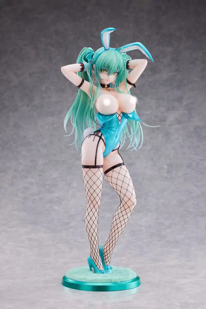 Originálna postava PVC socha 1/4 Green Twin Tail Bunny-chan Fishnet Tights Ver. 43 cm produktová fotografia