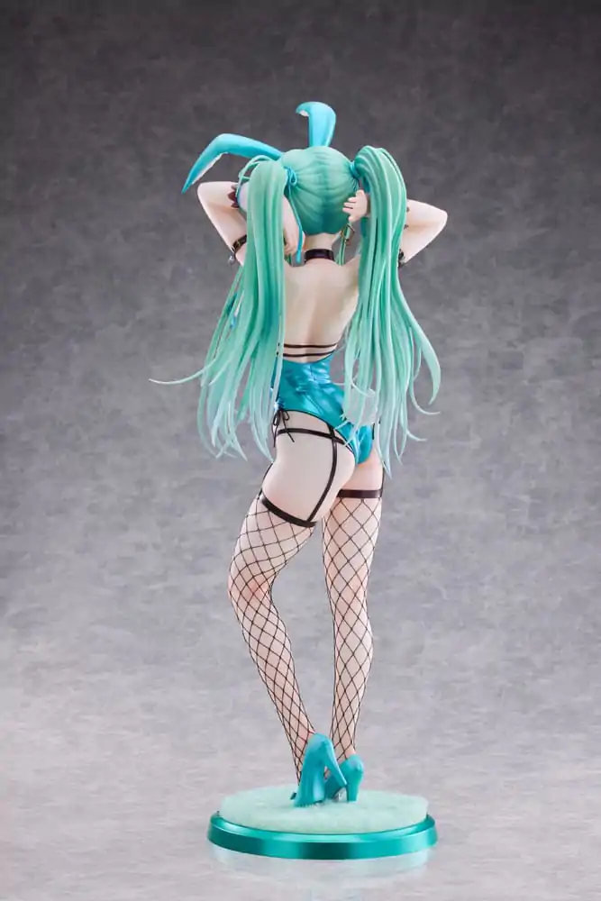 Originálna postava PVC socha 1/4 Green Twin Tail Bunny-chan Fishnet Tights Ver. 43 cm produktová fotografia