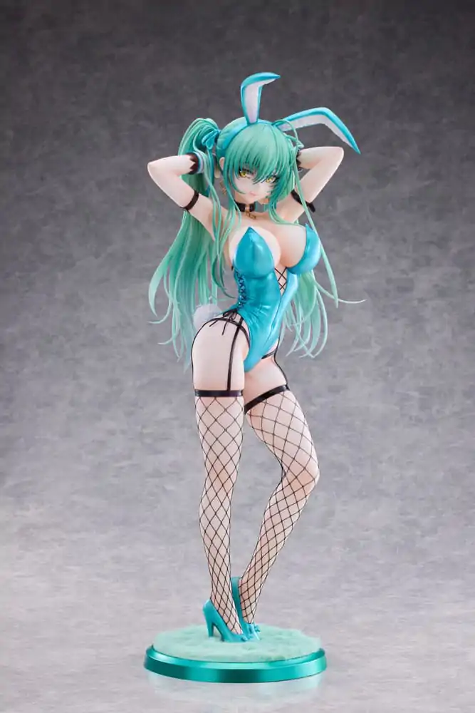 Originálna postava PVC socha 1/4 Green Twin Tail Bunny-chan Fishnet Tights Ver. 43 cm produktová fotografia