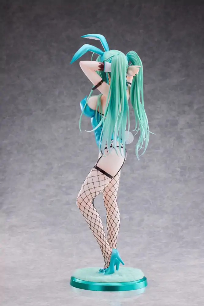 Originálna postava PVC socha 1/4 Green Twin Tail Bunny-chan Fishnet Tights Ver. 43 cm produktová fotografia