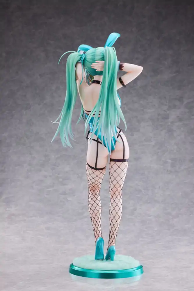 Originálna postava PVC socha 1/4 Green Twin Tail Bunny-chan Fishnet Tights Ver. 43 cm produktová fotografia