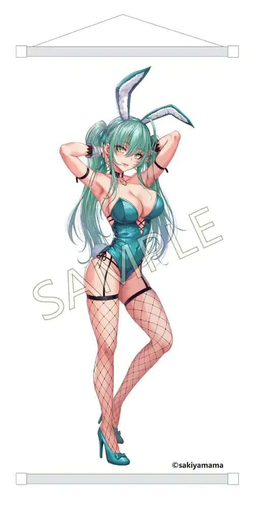 Originálna postava PVC socha 1/4 Green Twin Tail Bunny-chan Fishnet Tights Ver. 43 cm produktová fotografia